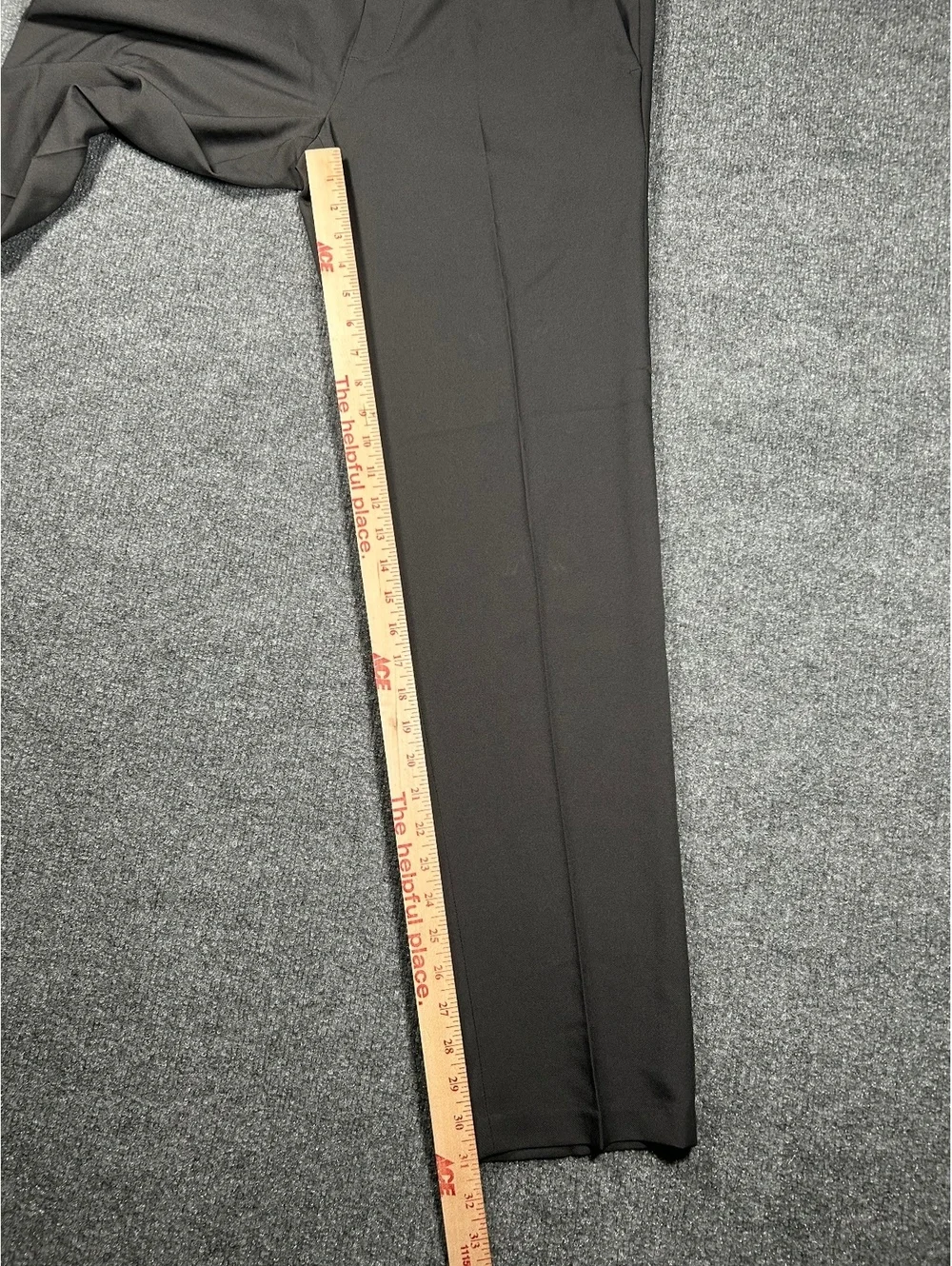 Dockers Men's Slim Fit Black Dress Pants 32x32 Polyester Spandex